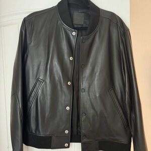 Men’s Theory leather jacket